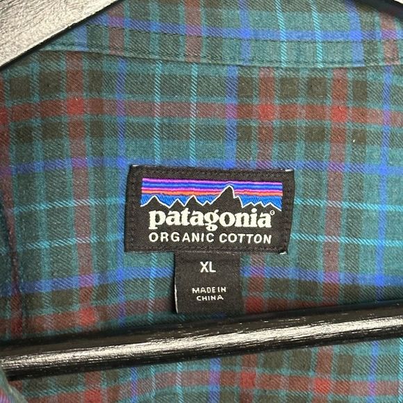Patagonia Mens Flannel Button Down Shirt XL - Picture 3 of 3
